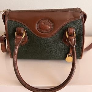 Hunter Green Leather Vintage Dooney & Burke Purse